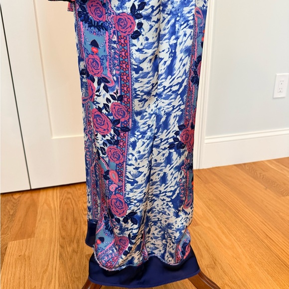 Free People Pink and Blue Floral Pajama Set - Picture 10 of 14